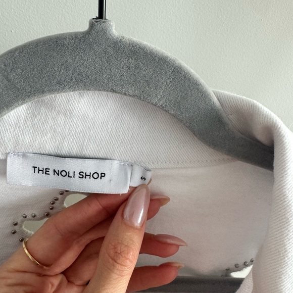 Noli KAIA PEARL JEAN JACKET - WHITE - Picture 8 of 12